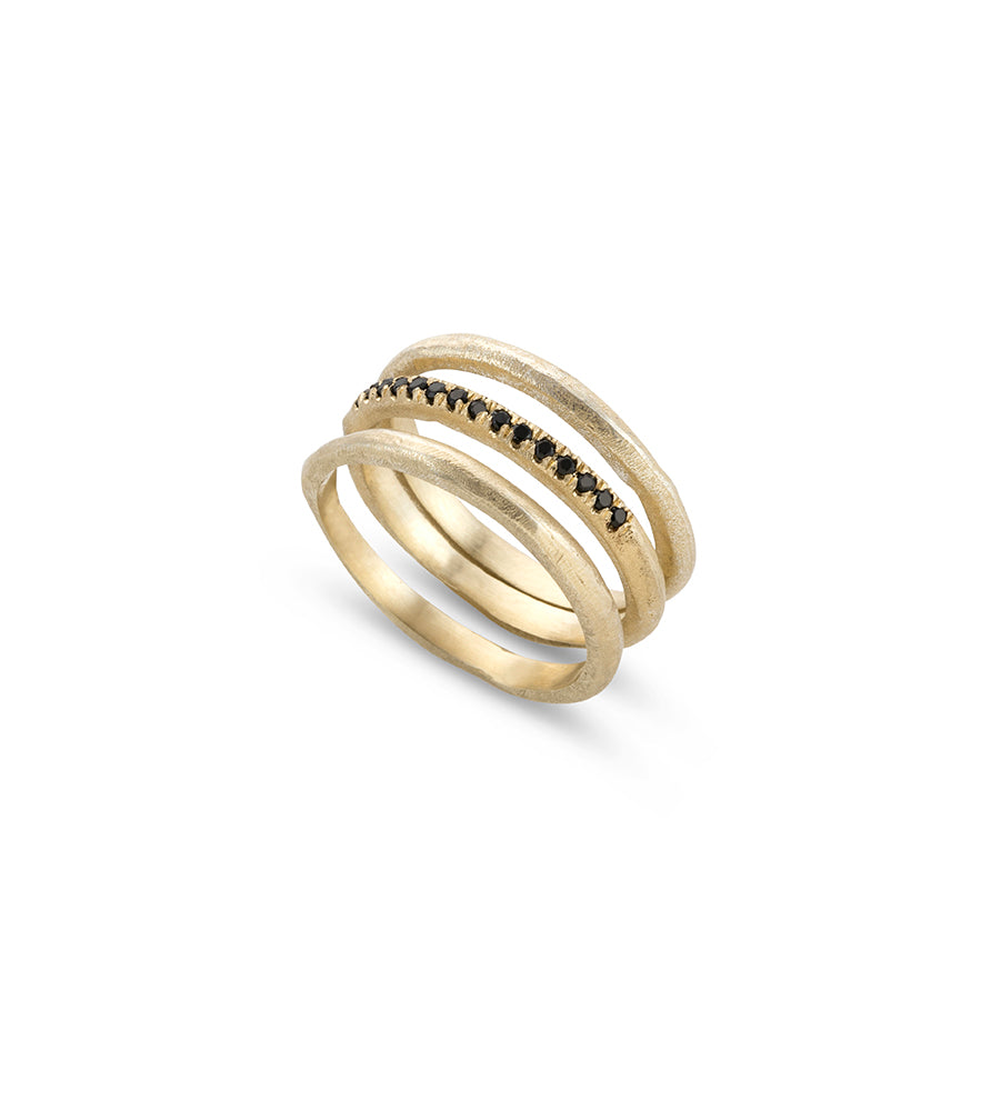 STACK rings - gold