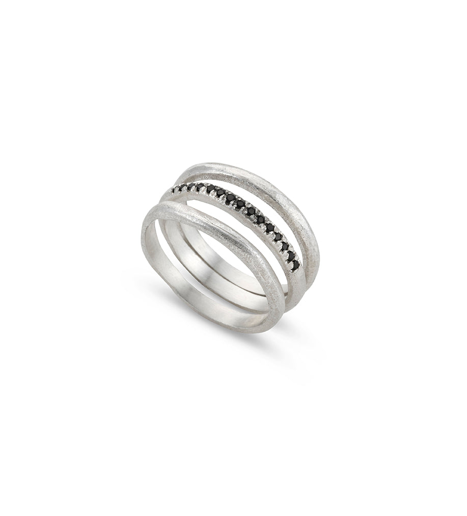 STACK rings - silver